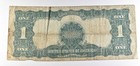 1899  1 United States Black Eagle Silver Certificate Large Note Blue Seal  0868