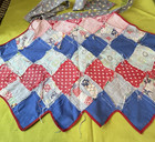 Vintage Handmade Patchwork Half Apron Cottage Farmgirl Country Small Wmn   Youth