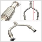 Rear Y-pipe Exhaust For Infiniti Q40 Q50 Q60 Nissan 350z 370z Z Awd Rwd