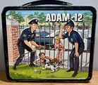 1972 Aladdin Adam-12 Metal Lunchbox And Thermos