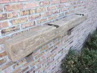 Hand Hewn Barn Wood Fireplace Mantel Floating Rustic Reclaimed  7x7x64 Live Edge