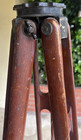 Vintage Keuffel   Esser K e Surveyor Wood Transit Tripod 3 1 2x8