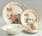 Vintage Mikasa Imperial Garden Ec459 20 Pc Dinnerware Set Service For 4 Japan