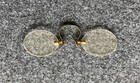 Antique Vintage Pince Nez Armless Spectacles Eyeglasses Pinch Nose W  Case