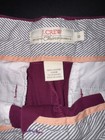 J  Crew Chino Broken In Shorts Women s Size 6 Pink Fuchsia 100  Cotton Ca 56445