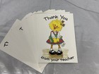 Lot Vintage Suzy Spafford Suzy   s Zoo Classroom School Cards Stickers Teacher New