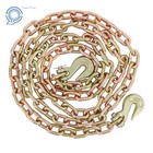 Grade 80 Transport Binder Chain With Clevis Grab Hooks 5 16  X 10 3ft Tow Chain