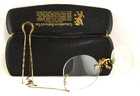 Pince-nez Glasses Shur-on 14kgf W chain And Hairpin 1890s