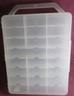 Clear Carrying Case For 48 Cars  Hot Wheels  Matchbox  Nascar  And Other Brands