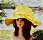 Women s Kentucky Derby Hat Church Tea Party Hat With Brim