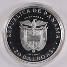 1982 Panama - 20 Balboas - Armored Balboa - Proof Silver Vasco Nunez Balboa