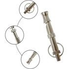 Adjustable Ultrasonic Dog Whistle Stainless Steel Pet Training Whistle For Dogs