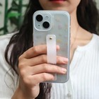 Mobile Phone Hand Band Silicone Finger Strap Push Pull Phone Holder Grip Stand