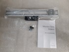 Pair Of Humanscale Monitor Arm Sliders Silver W  Hardware New  sealed 
