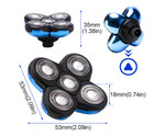 5 Heads Beard Cutter Replacement Blade  Electric Razor Shaver Head