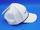 Maxfli Braided Golf Hat Men White Snap Back Cap New 