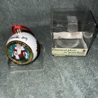 The Keepsake House Porcelain Holiday Christmas Photo Picture Frame Ornament
