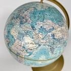 Vintage Replogle 9  Globe World Scholar Series - Metal Base  Raised Relief - Usa