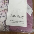 New Pobi Baby 2 Pack Premium Knit Changing Pad Covers Blossom Floral Pink Mauve