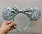 Disney Parks Frozen Arendelle Aqua Minnie Mouse Ears Blue Headband 2020