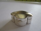 Sterling Silver Infinity Style Small Pill Box Solid 925 Silver Hallmarked