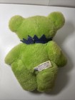 Rare Vintage 8  Grateful Dead Bear Green  Jointed Plush Liquid Blue Steven Smith