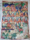 Pair 19th C  Antique Tibetan Buddhist Thangka Tangka Paintings From Temple 