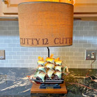 Cutty Sark 22 Vintage Ship Lamp Scotch Whisky Bar Advertising Light Nautical