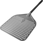 14    Perforated Pizza Peel  Long Handle Hard Anodized Aluminum Pizza Peel