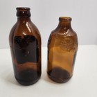 Vintage 1-1983 Molson Export Beer Bottle   1-1962 Amber Beer Bottle  schlitz  