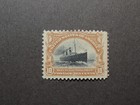 Us Stamps  Scott No 299  1901 10c Ocean Navigation   Brown    Mint  Nh    Xf  Og