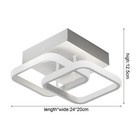 Modern Acrylic Ceiling Light Dining Room Led Pendant Lamp Fixture Chandelier Usa