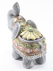 Feng Shui 5  Gray Elephant Trunk Statue Lucky Figurine Gift   Home Decor
