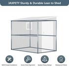 7 5 x4 5  Lean To Storage Shed With Window Outdoor Storage Shed W lockable Door