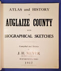 1917 Atlas   History Of Auglaize County Ohio Original Hardcover Landowner Maps