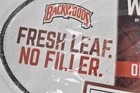 Backwoods True Wraps Aluminum Tin Sign Cigars Window wall Mounted 14  X 8 