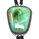 Ernest Roy Begay  Bolo Tie  Sonoran Gold Turquoise  Sterling Silver  Navajo  50 