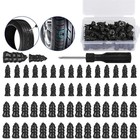 180pcs Rubber Tire Nail Repair Kit Screw In Tire Plugs For Car Truck Suv Van
