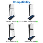 Vertical Cooling Fan Stand For Ps5 Slim pro With 3-speed Fan Rgb Light Usb Ports