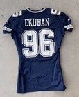 Vintage Dallas Cowboys Jersey Size 52 Ebenezer Ekuban Game Worn Blue Nike 90s