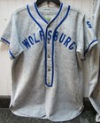 Vintage 1950 s Wool Flannel Baseball Uniform Wolfsburg Bedford Pa Steam Laundry