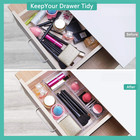 6 Pack Clear Drawer Organizer Bins With Multi Size Storage For Makeup