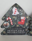 Make Your Own Festive Felt Decorations 2 Pack Christmas Ornaments Holiday New 