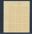 Israel 1948 Doar Ivri  Very Fine Mnh    3 Mils Plateblock  Rouletted  Ty group 5