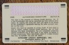 Vintage Master Charge Credit Card Expired 1976  First National City Bank