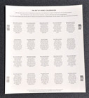 Us The Art Of Disney Celebration Full Sheet 20  0 37   3912  Mnh  Fv  7 40