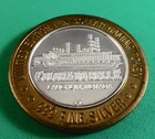 Ltd  Ed   10  999 Silver Gaming Token  Colorado Belle - Laughlin Nv