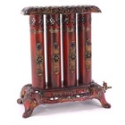 Antique Victorian Style  superior  Jeweled Gas Parlor Stove