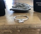 925 Sterling Silver Avon Baguette Cut Cz Ring Size 7 New In Gift Box Rj 925
