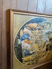 Adoration Of Magi Angelico Lippi Antique Picture Frame Gold Deco Vtg Wood Print